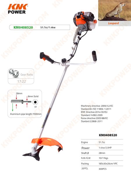 CG520&KM0408520 51.7CC GASOLINE BRUSH CUTTER 